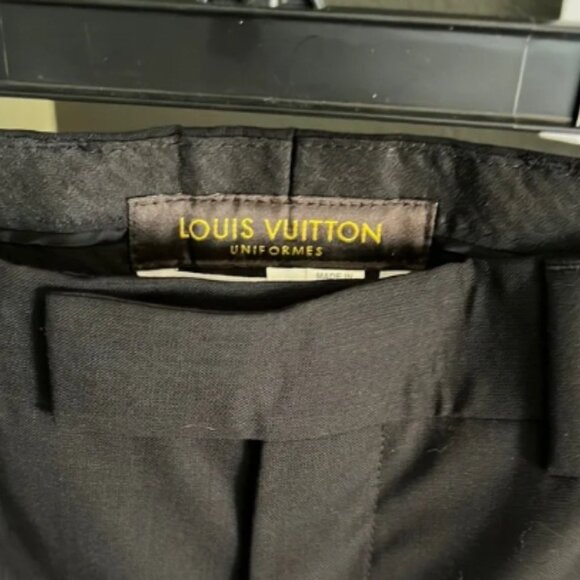 Louis Vuitton, Black Dress Pants, lined; 100% wool - Picture 4 of 14